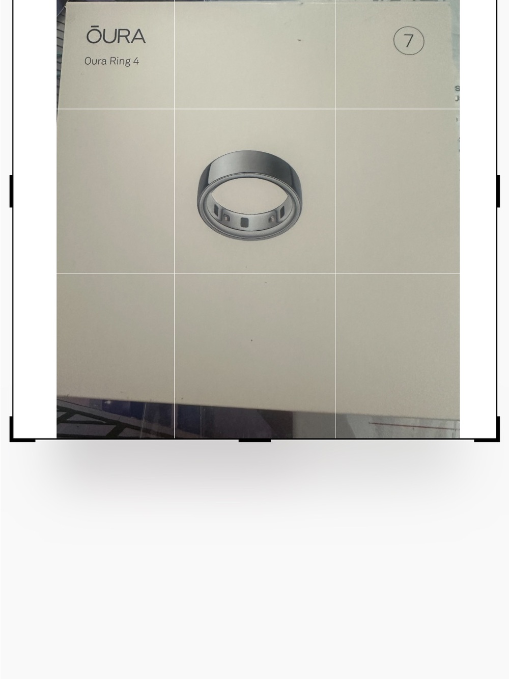 Oura Ring 4 Smart Ring - Silver
